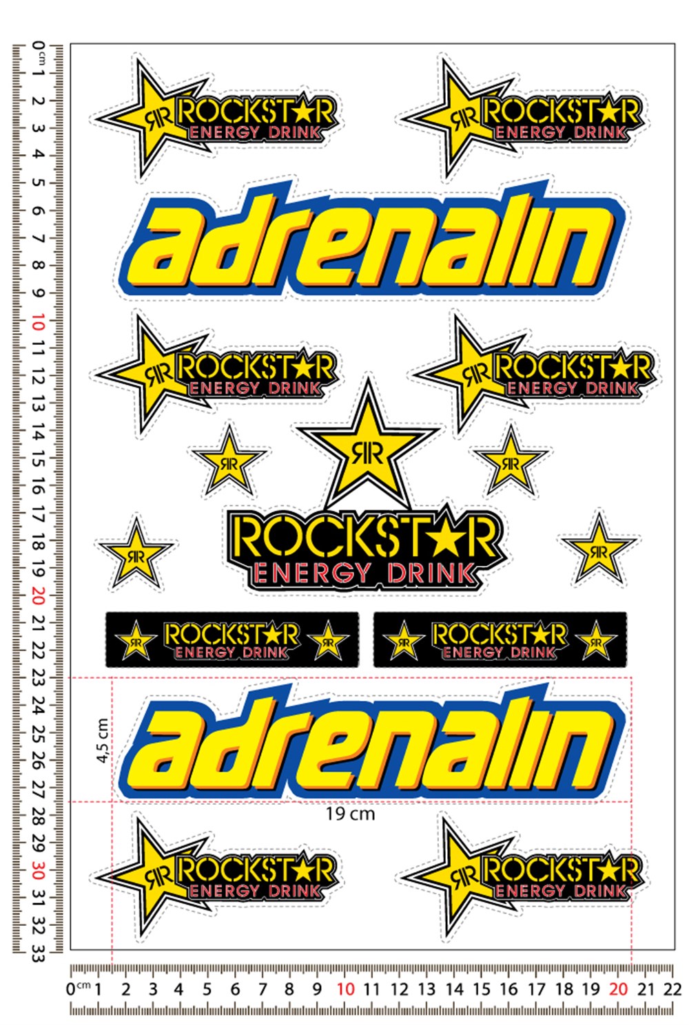 Rockstar Sticker Set 