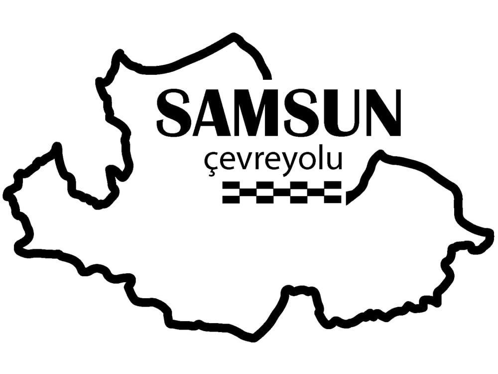 Samsun Çevreyolu Sticker - Ücretsiz Kargo 
