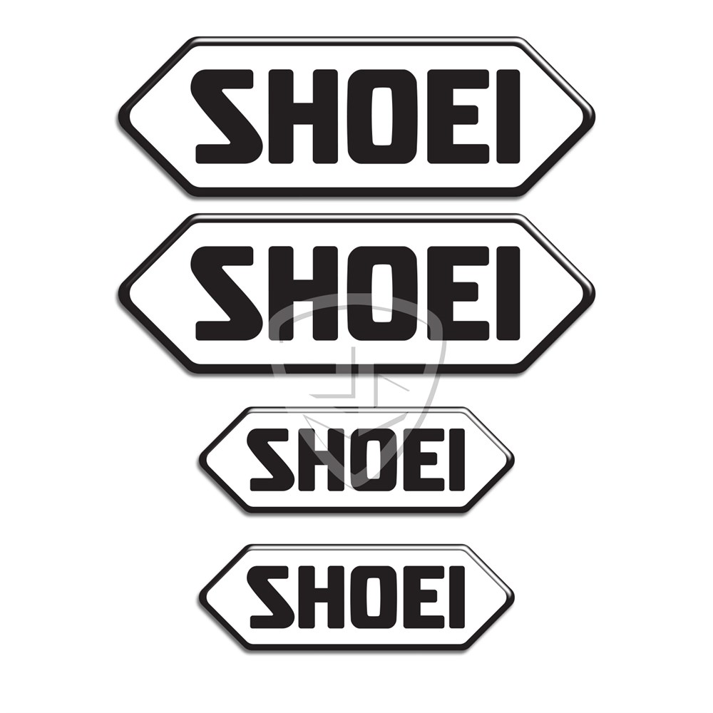 Shoei 4'lü 3D Sticker Set