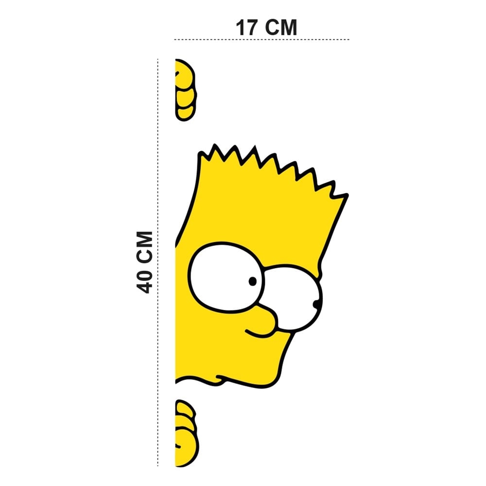 Simpson Araç Oto Sticker Set 