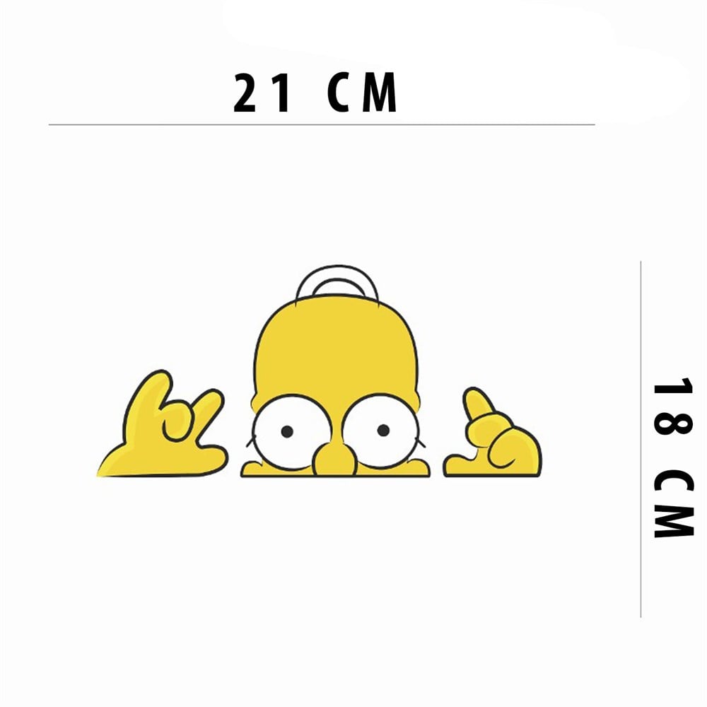 Simpson Araç Sticker  