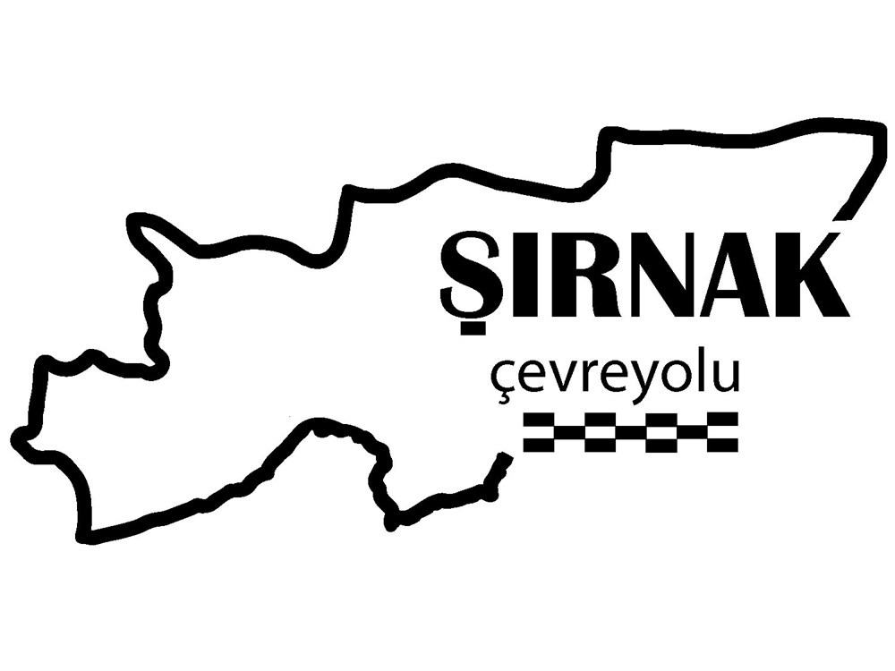 Şırnak Çevreyolu Sticker - Ücretsiz Kargo 