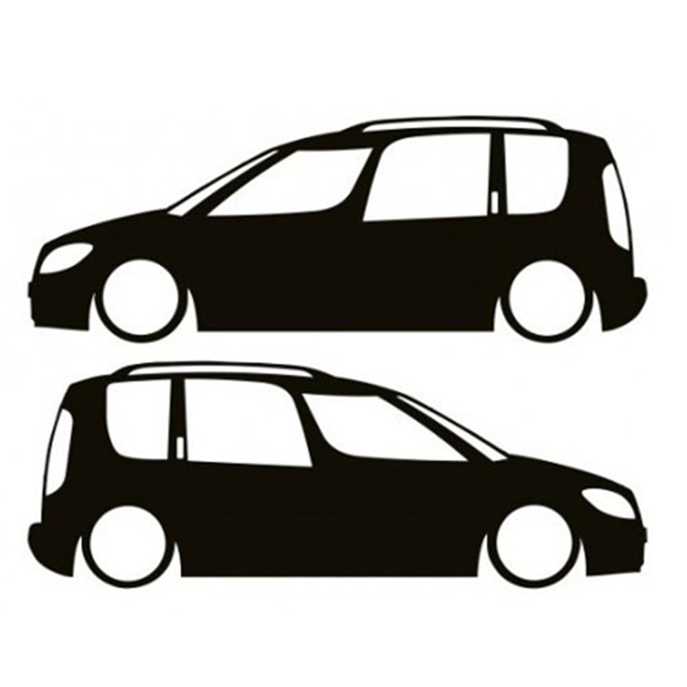 SKODA ROOMSTER BASIK ARAÇ STİCKER TAKIMI 