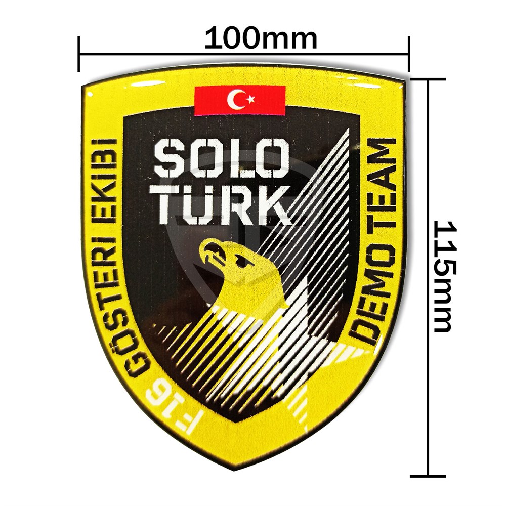 Solo Türk 3D Damla Sticker