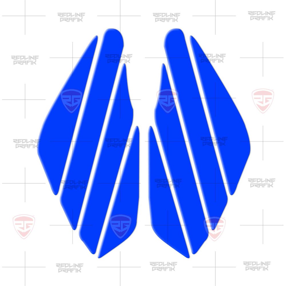 Stripe Mavi Depo Yan Pad Universal  Red Yan Pad Knee Pad Sticker Redline Grafk