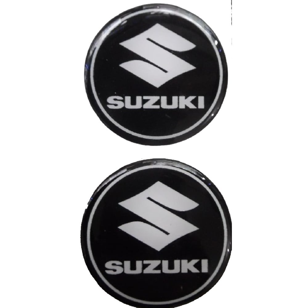 Suzuki Damla 3D Sticker Siyah Beyaz 2 Adet