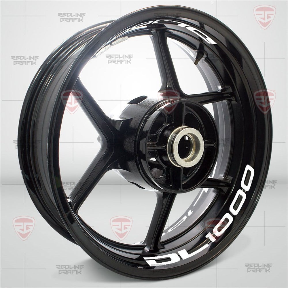 Suzuki DL1000 Reflektif Beyaz Jant Şeridi