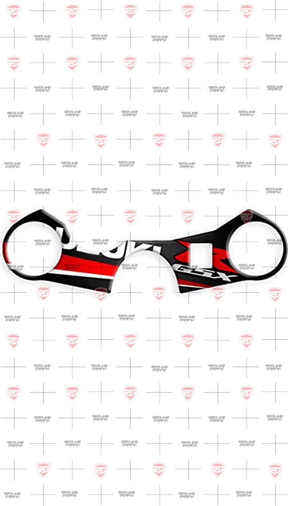 SUZUKI GSX-R 600-750 2006-2016 P-GSXR SİYAH KIRMIZI GİDON PAD
