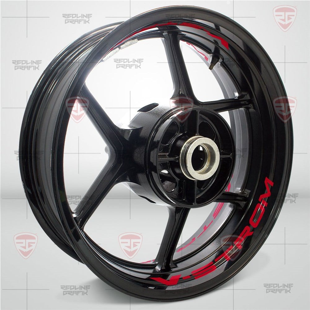 Suzuki V-strom Kırmızı Jant Şeridi