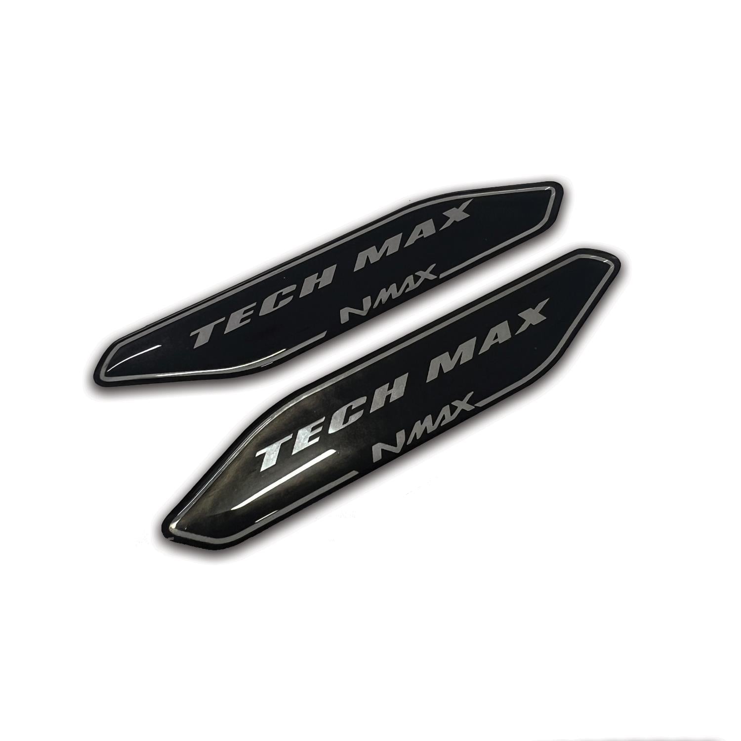 Techmax Nmax İkili Gümüş Arma Logo 3D 