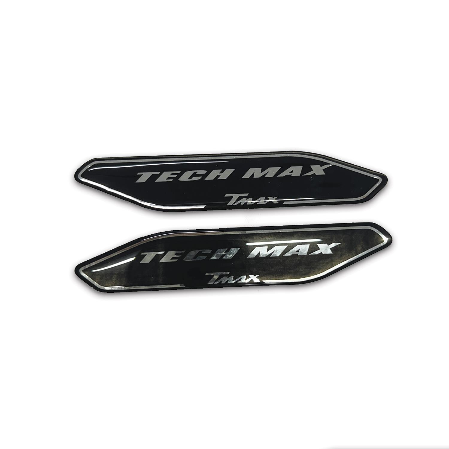 Techmax Tmax İkili Gümüş Arma Logo 3D 