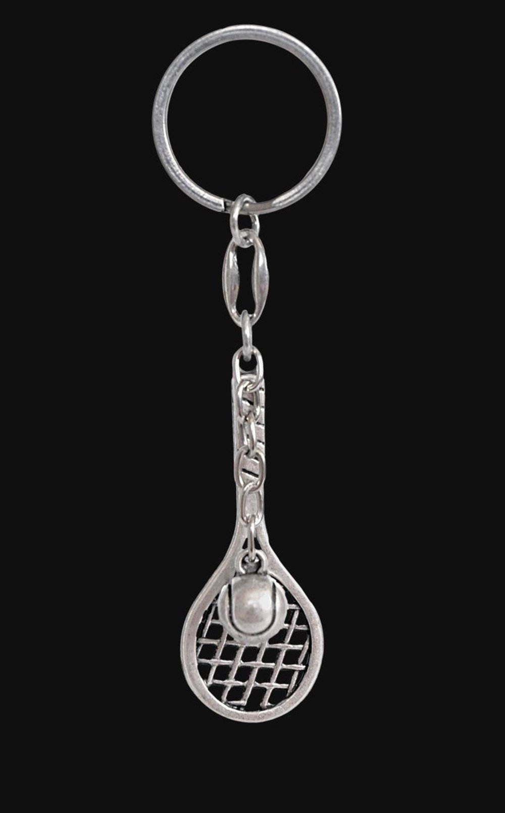 Tenis Topu Raket Anahtarlık