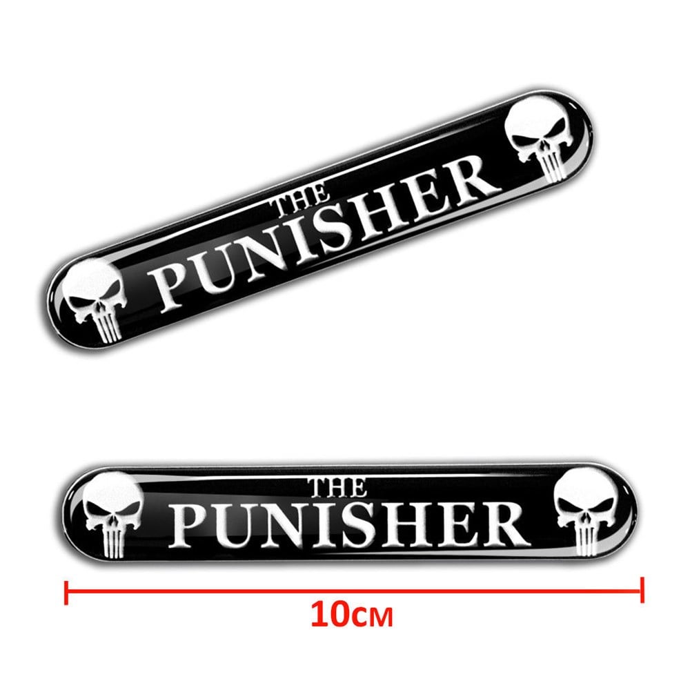 THE PUNISHER 3D STICKER 2 ADET