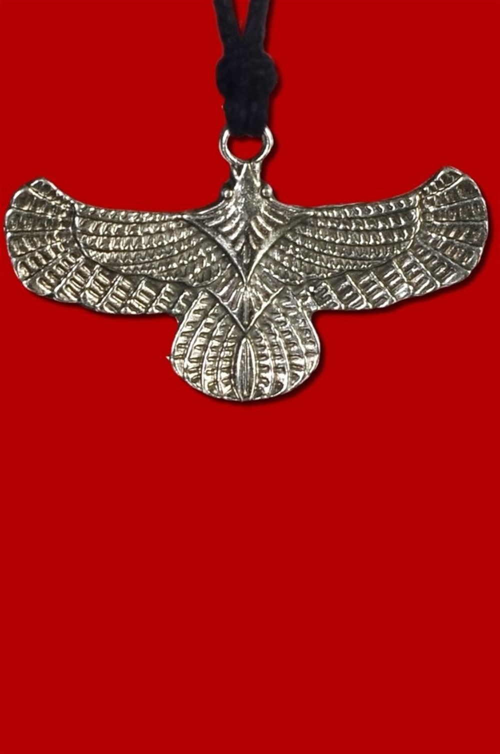 Tibetan Silver Hawk Kolye