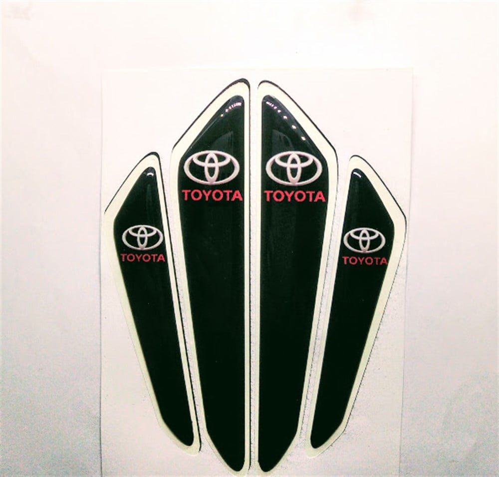 Toyota Araba Yan Kapı Koruma 3D Sticker Yapıştırma