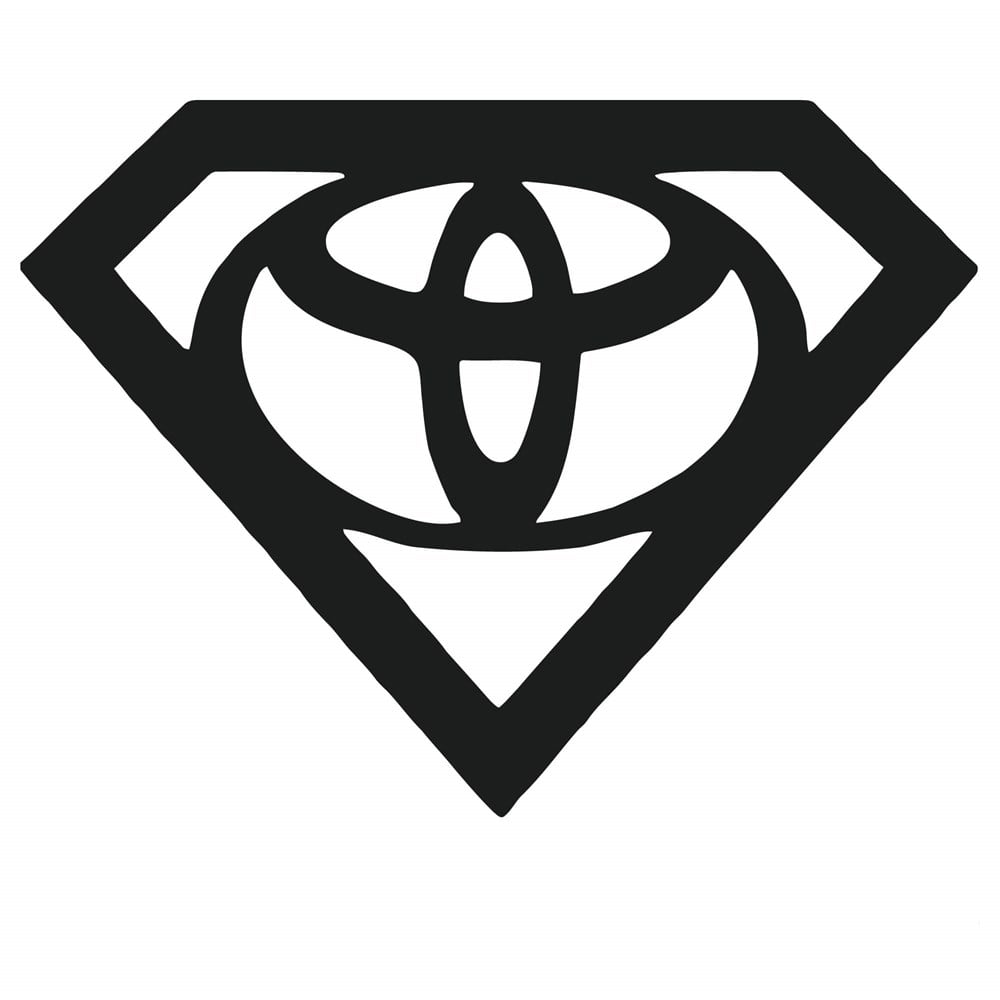 Toyota Süpermen Logo Sticker