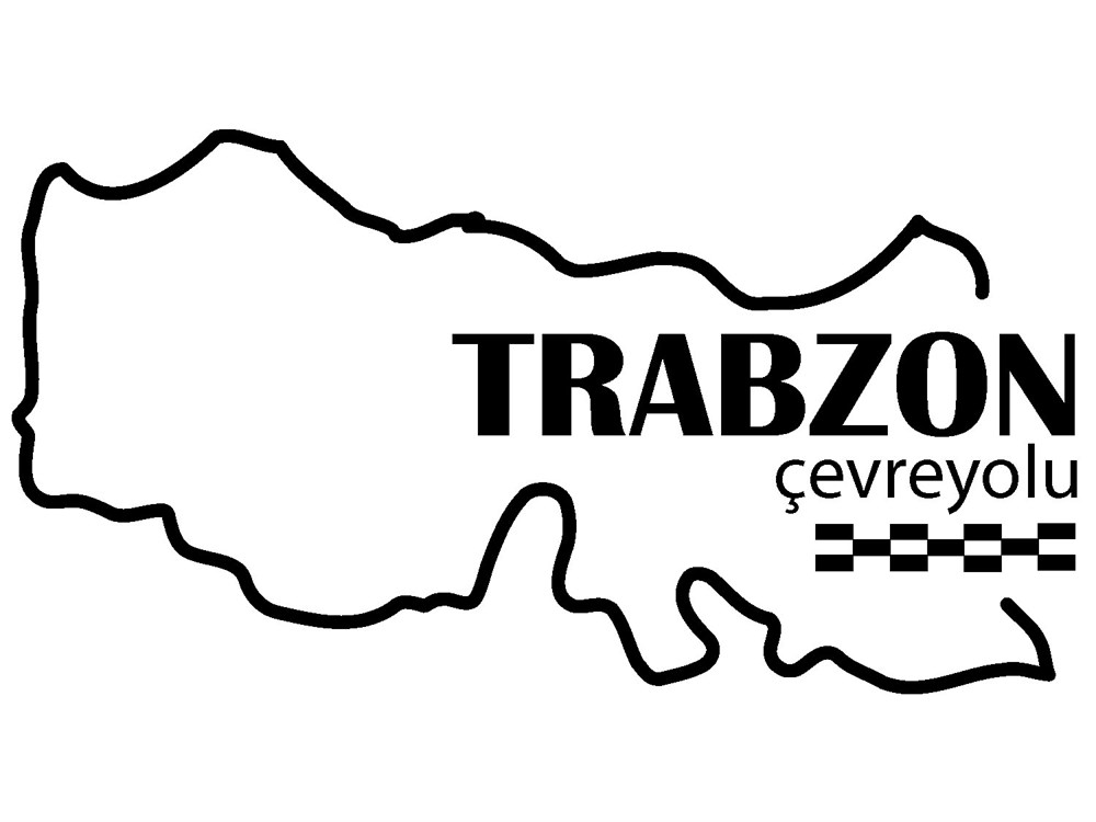 Trabzon Çevreyolu Sticker - Ücretsiz Kargo 