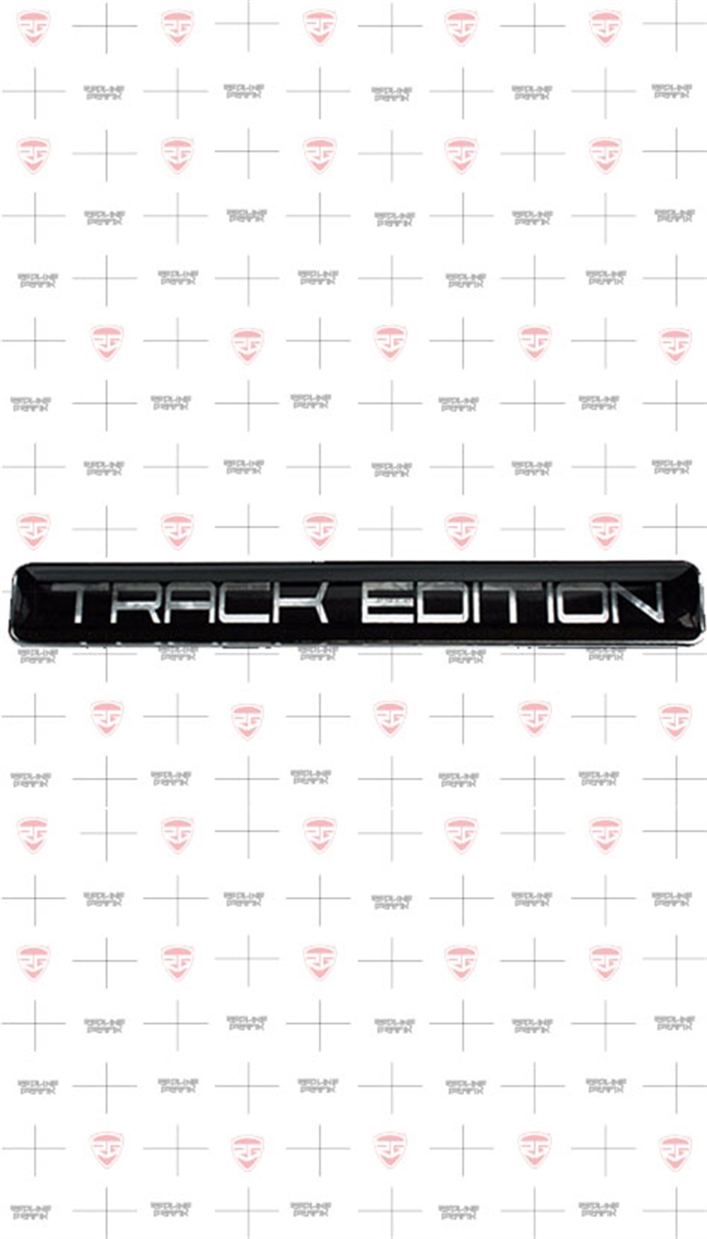 TRACK EDITION 3D  Gümüş Sticker 2 adet 