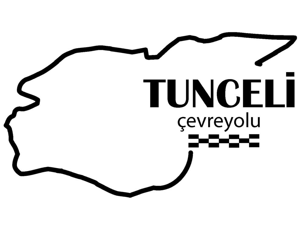 Tunceli Çevreyolu Sticker - Ücretsiz Kargo 