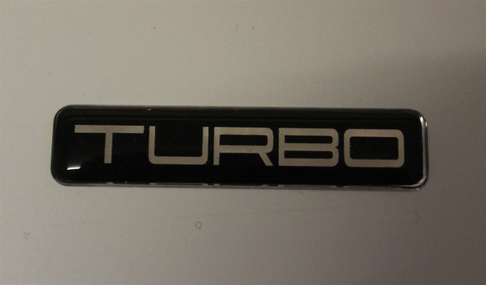 Turbo 3D Sticker 2 Adet