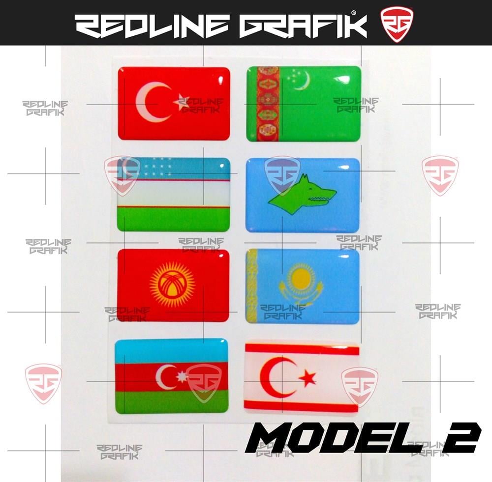 Türk Devletleri Sticker Set
