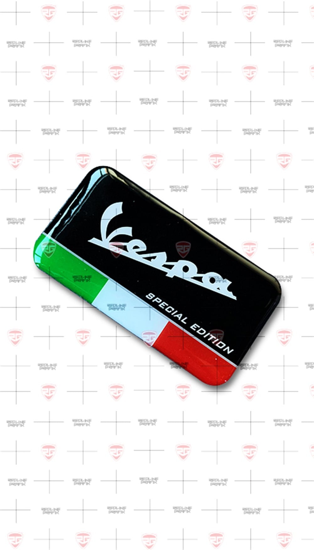 Vespa 3D Damla Sticker