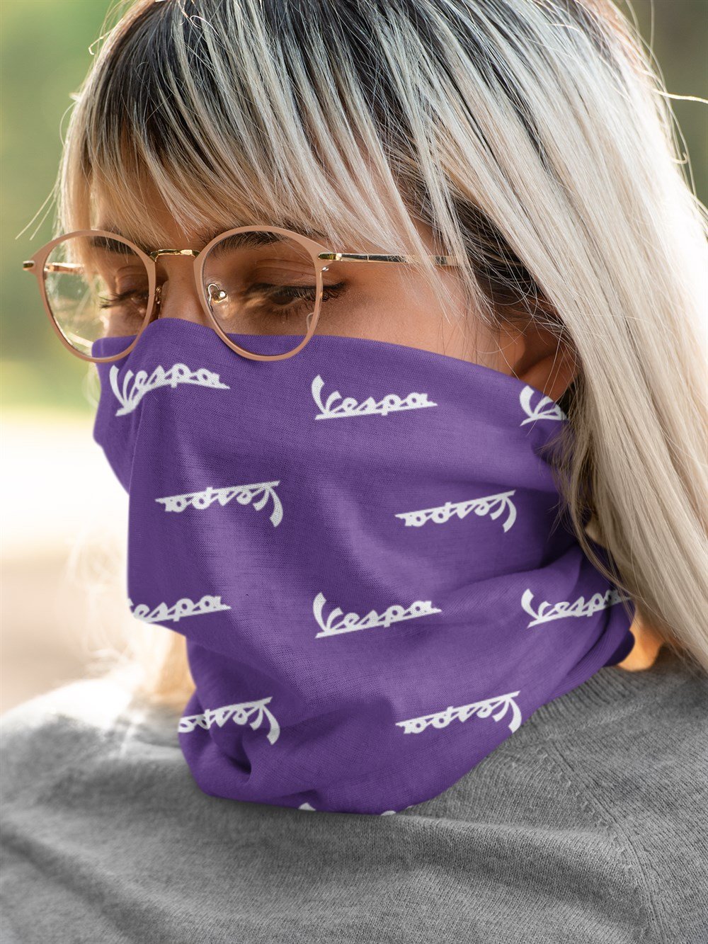 Vespa Mor Renkli Bandana