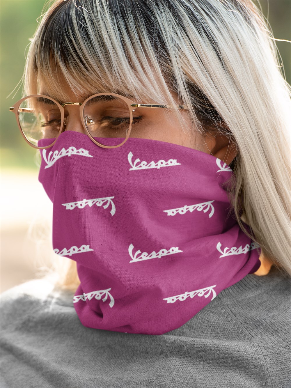Vespa Vişne Çürüğü Renkli Bandana