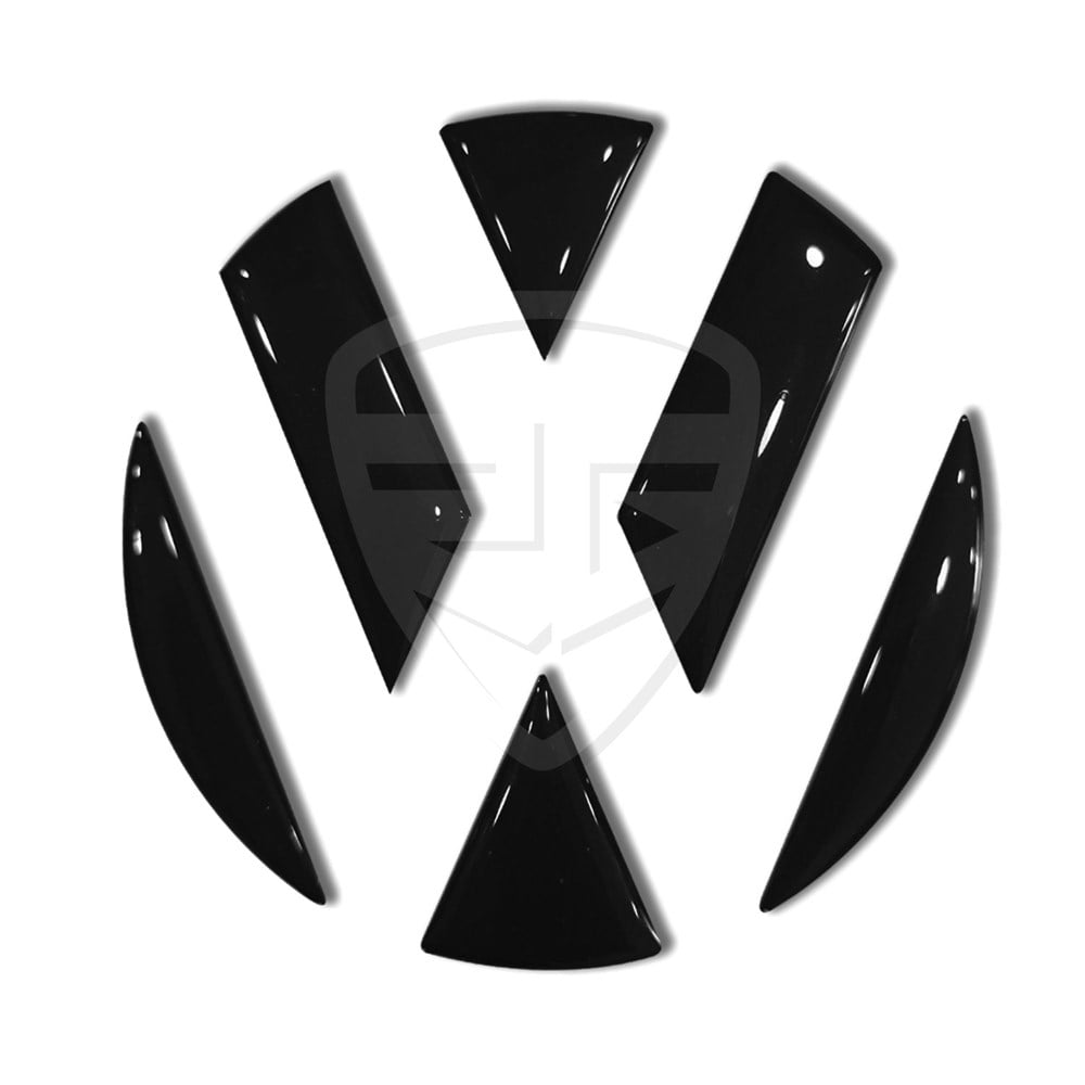 Volkswagen Logo 3D İç Sticker Siyah