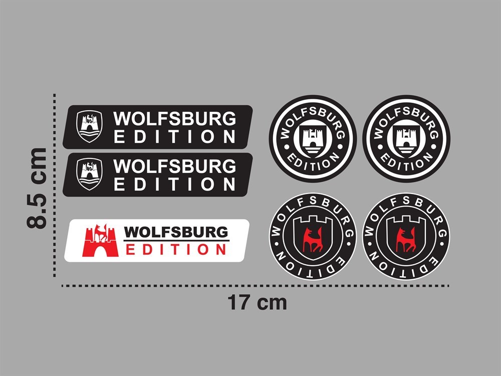 Wolfsburg Edition Sticker Seti Gümüş