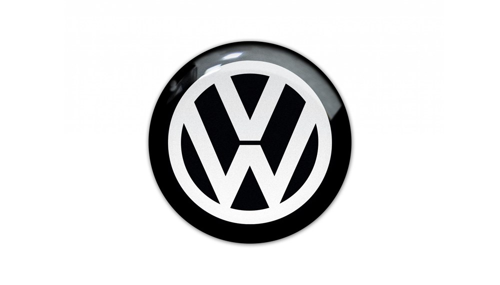 Wolsvagen 3D Sticker Siyah 2 Adet