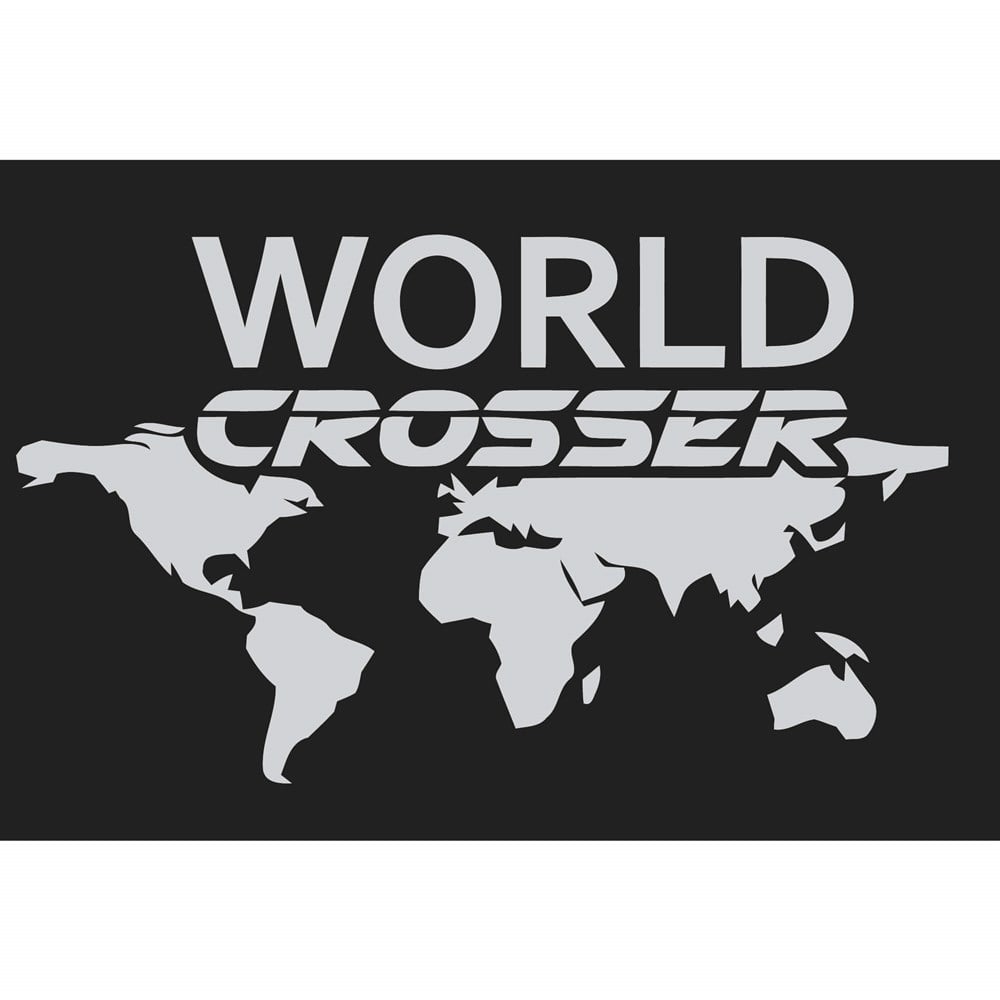 World Crosser Etiketi Sticker 