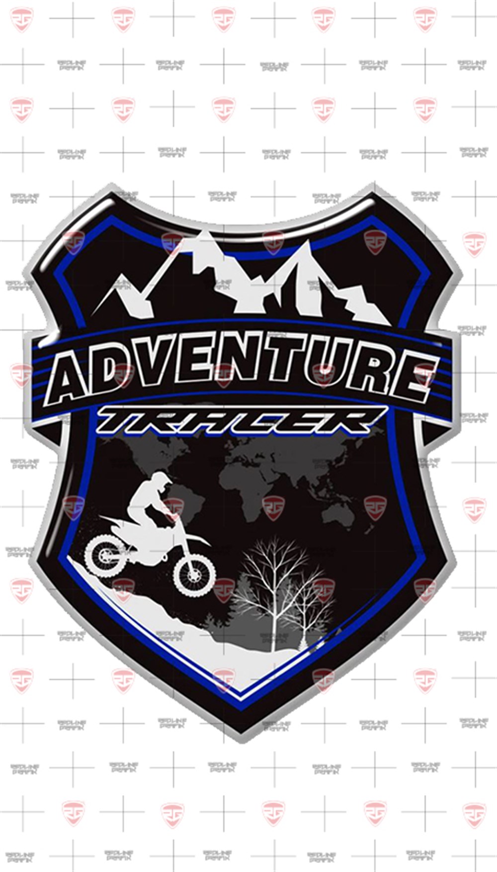 Yamaha Adventure Tracer 3D Damla Sticker 