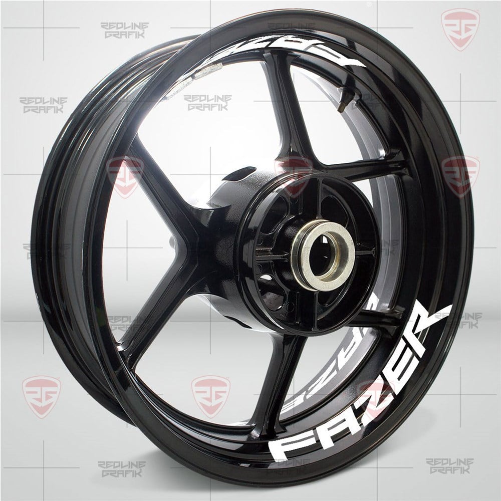Yamaha Fazer Beyaz Jant Şeridi