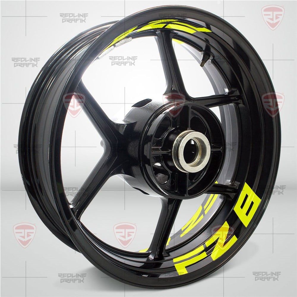 Yamaha FZ8 Neon Sarı Jant Şeridi