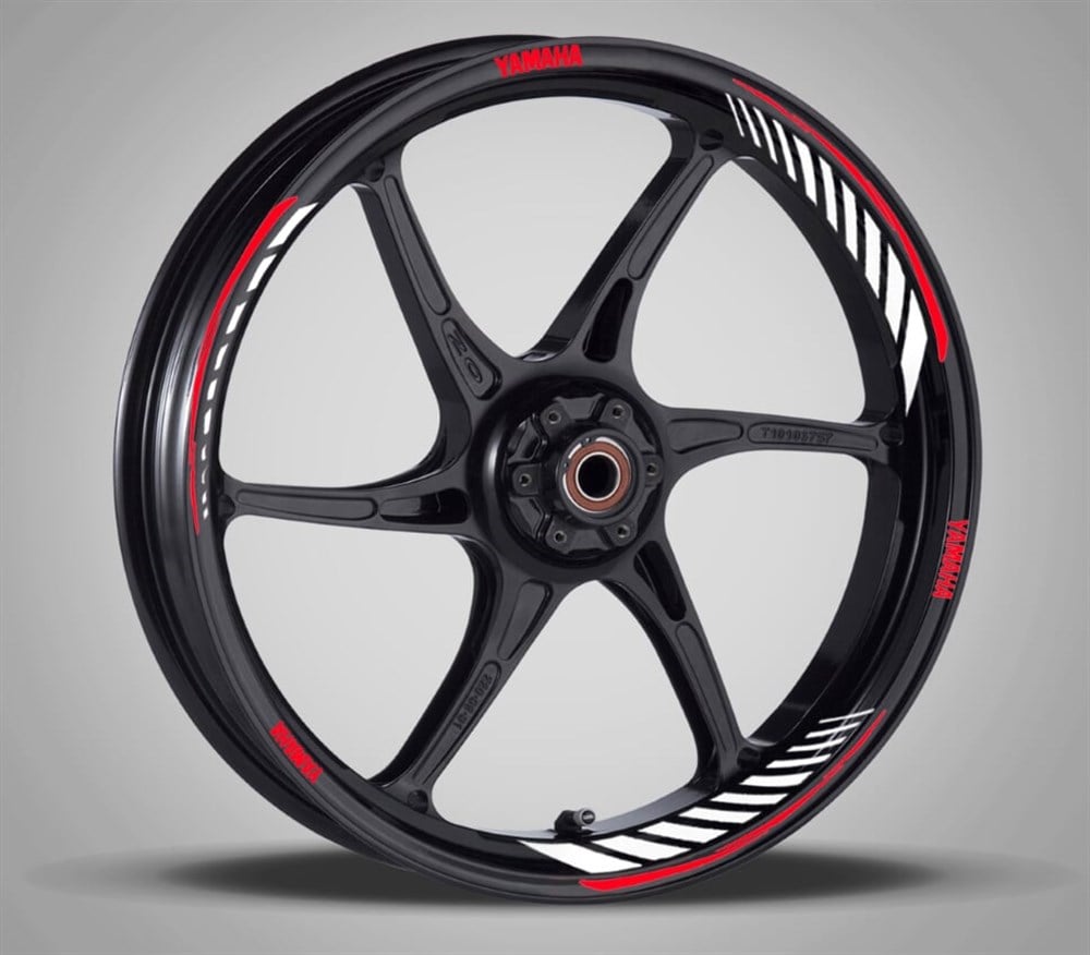 Yamaha Kırmızı Beyaz Jant Şerit Takımı