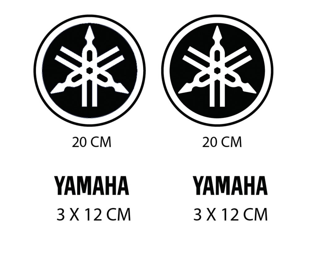 Yamaha Logo ve Yazı Seti