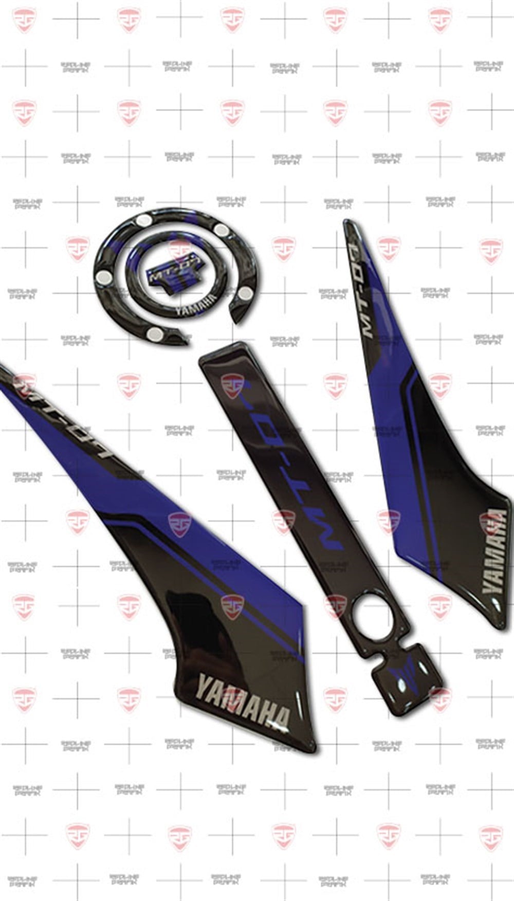 Yamaha mt 07 mavi Tank pad set 