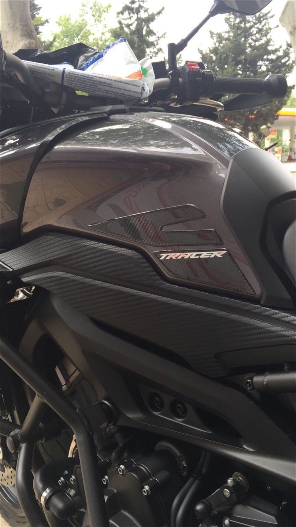Yamaha Mt 07 Tracer Karbon Yan Pad Sticker