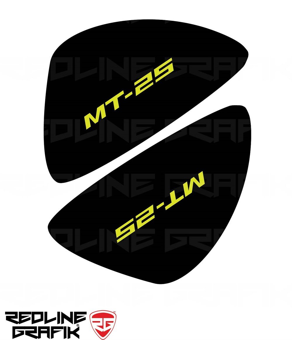 Yamaha mt-25 Neon Sarı Yan Pad