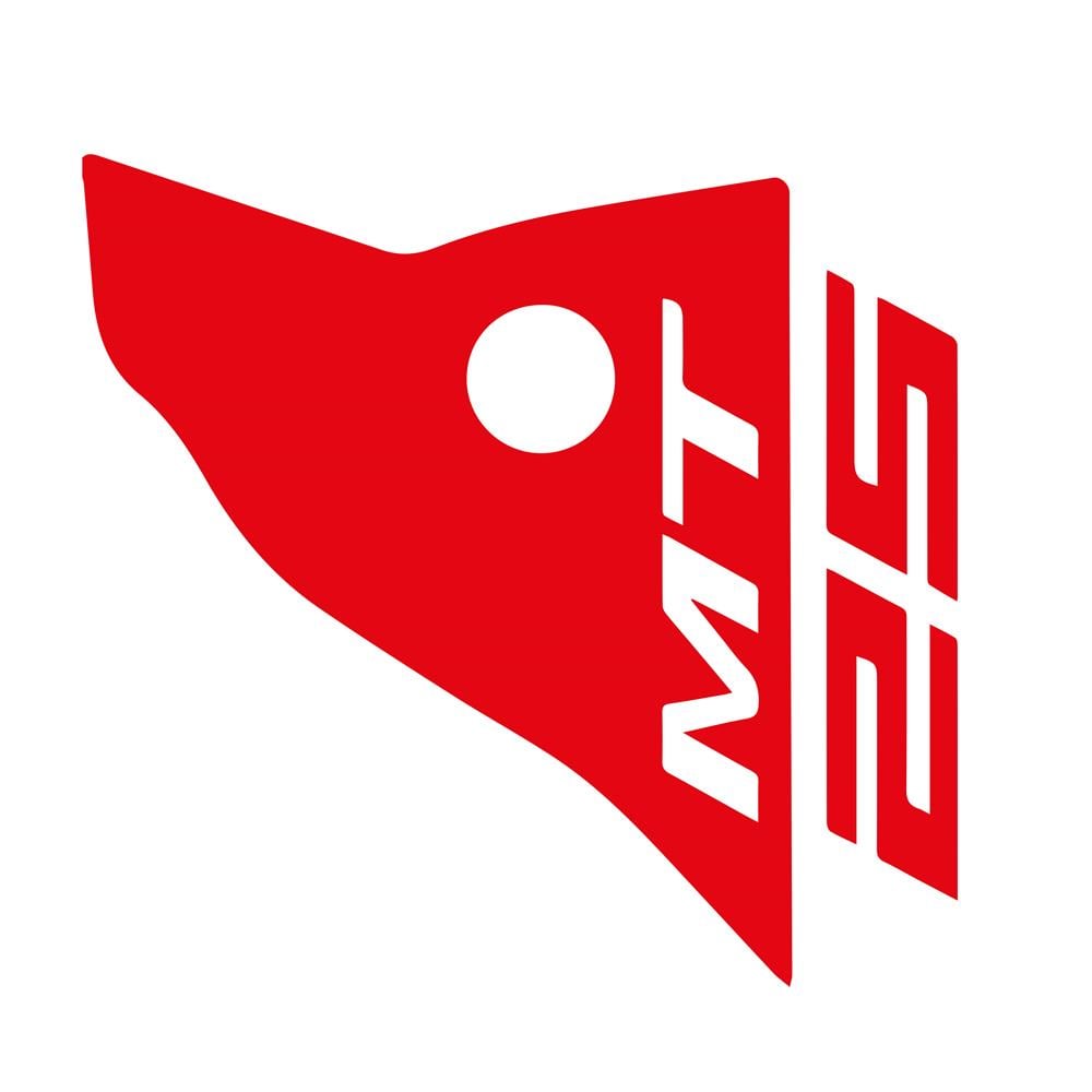 Yamaha Mt 25 Reflektif Kırmızı Ön Cam Sticker