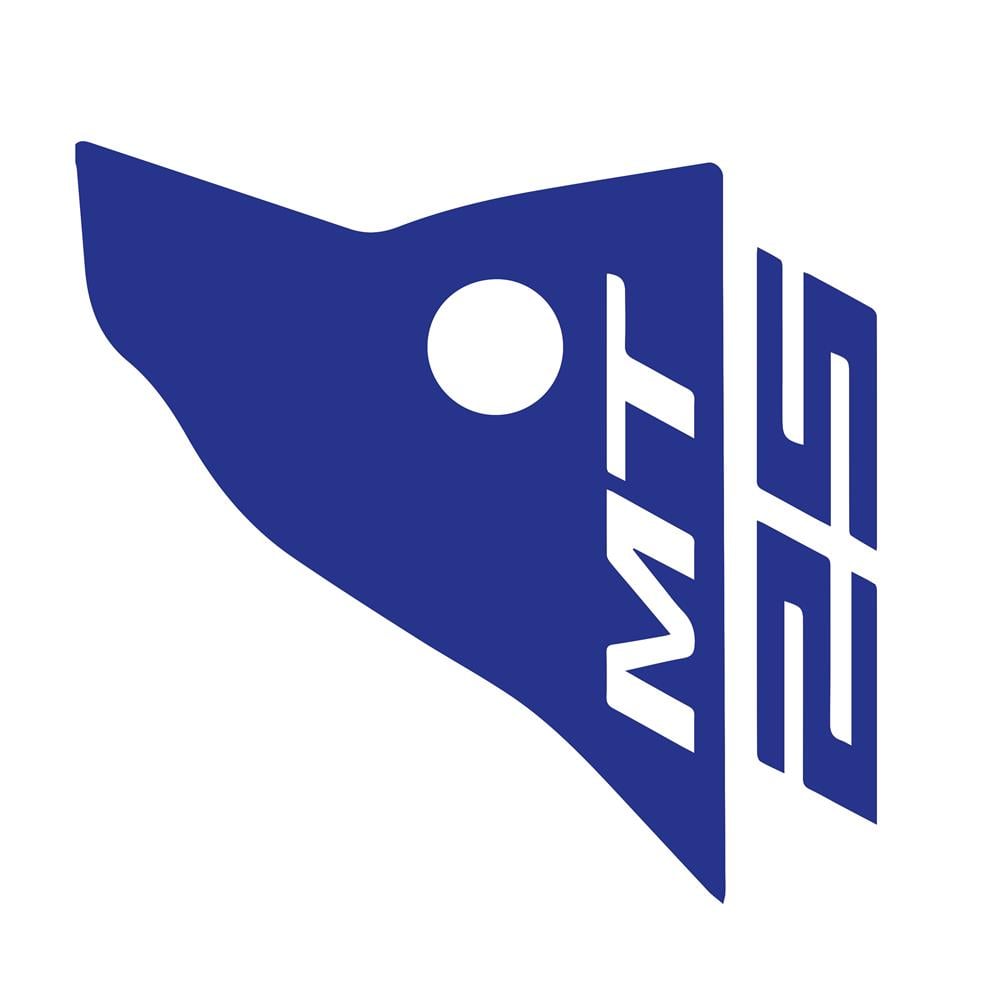 Yamaha Mt 25 Reflektif Mavi Ön Cam Sticker