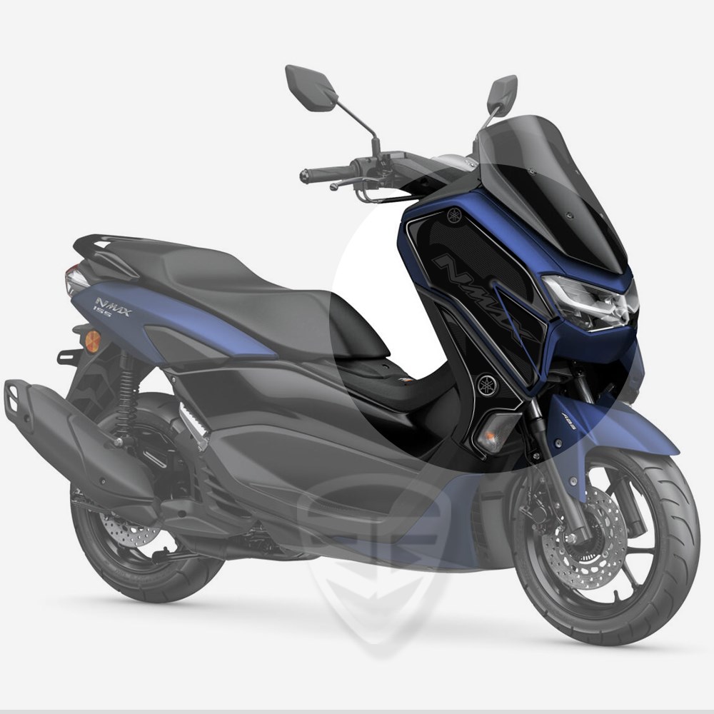 Yamaha NMax 2021 Model Kafa Grenaj Pad ve Sinyal Grenaj Pad Koruyucu Siyah-Gri