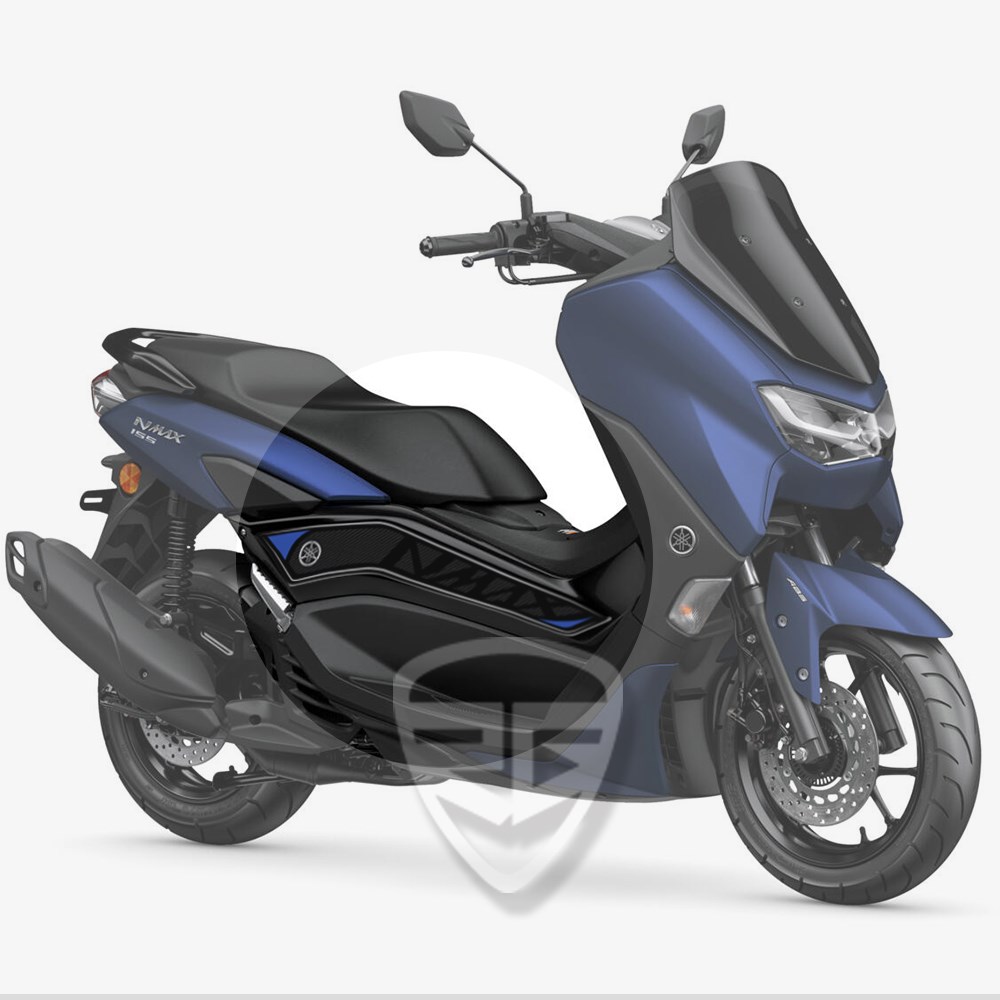 Yamaha NMax 2021 Model Yan Grenaj Pad Koruyucu Siyah Mavi