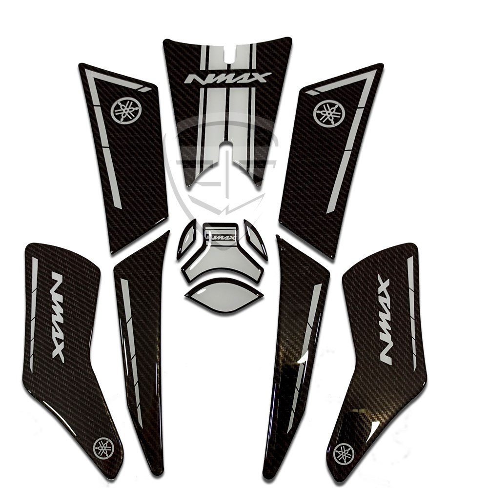 Yamaha NMax Basamak Koruyucu Pad Karbon Desen