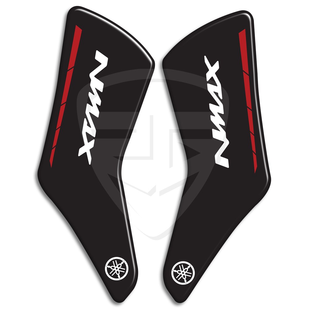 Yamaha Nmax Basamak Koruyucu Pad Kırmızı Siyah 
