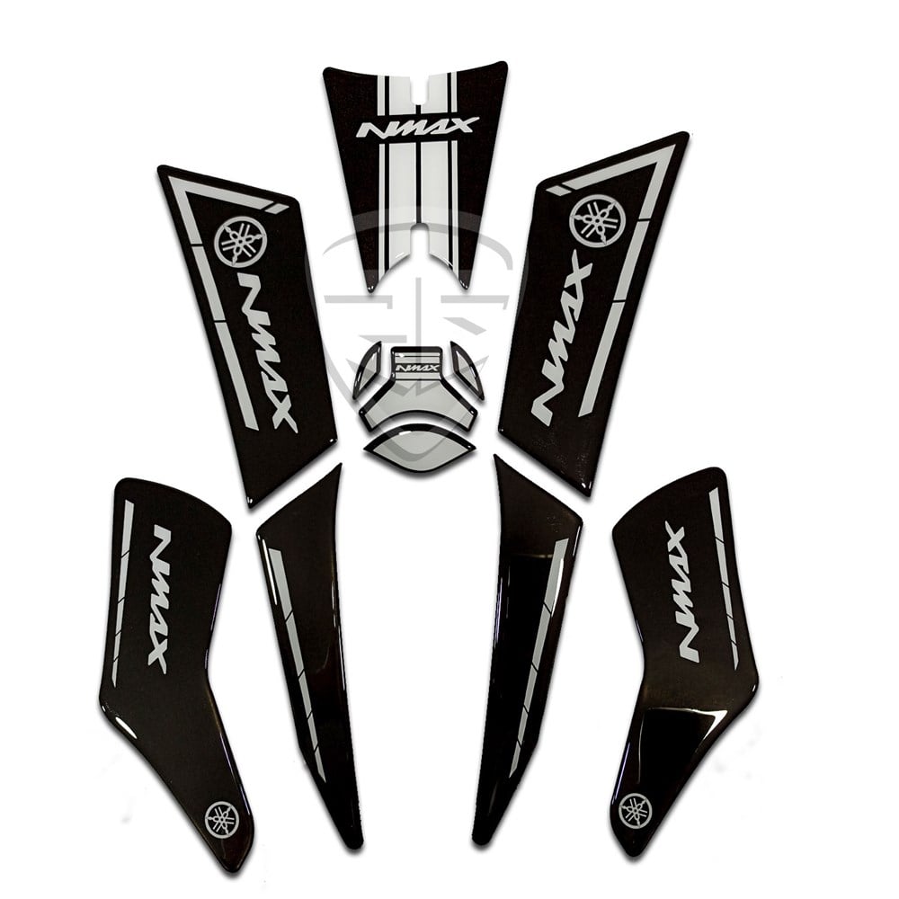 Yamaha NMax Basamak Koruyucu Pad Siyah Beyaz