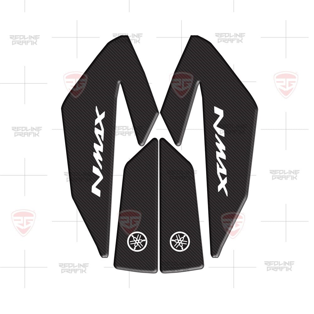 Yamaha NMax Karbon Grenaj Koruma Sticker seti Kabartmalı 3D