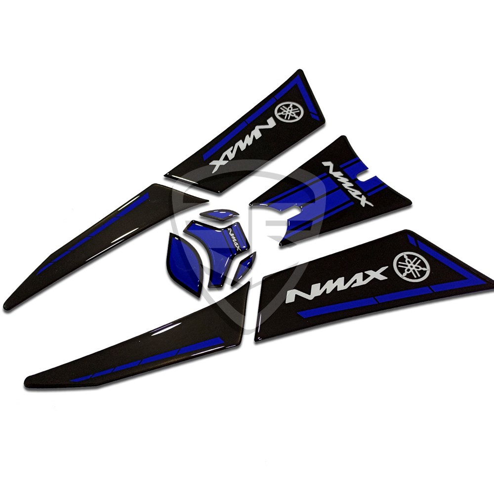 Yamaha NMax Tank Pad Seti Lacivert Siyah