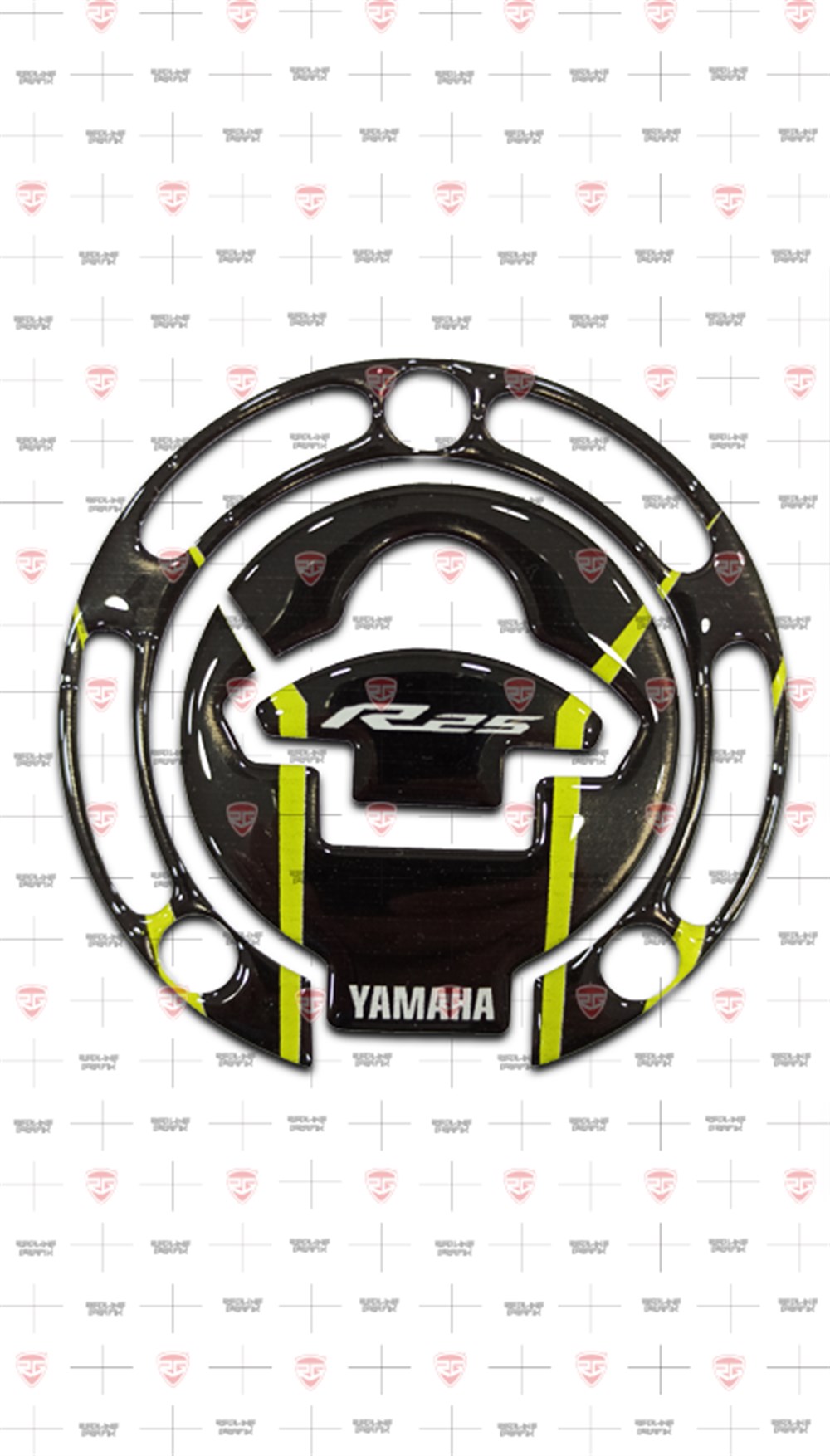 Yamaha R25 Depo Kapağı Sarı 